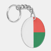 Madagaskar-Flagge Schlüsselanhänger (Vorderseite links)