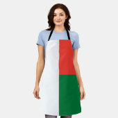 Madagaskar-Flagge Schürze (Getragen)