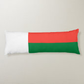 Madagaskar-Flagge Seitenschläferkissen (Rückseite)