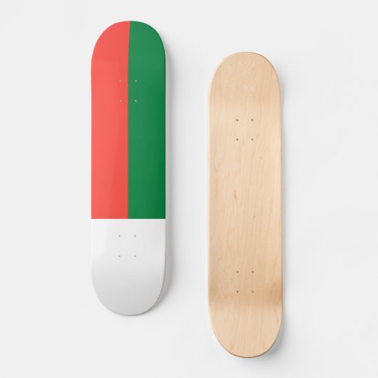 Madagaskar-Flagge Skateboard (Vorderseite)