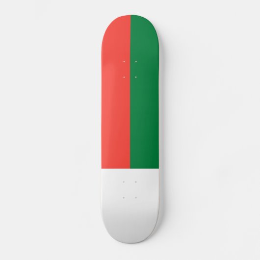 Madagaskar-Flagge Skateboard (Vorderseite)