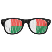 Madagaskar-Flagge Sonnenbrille (Vorderseite)