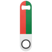 Madagaskar-Flagge Speed Flaschenöffner (Rückseite)