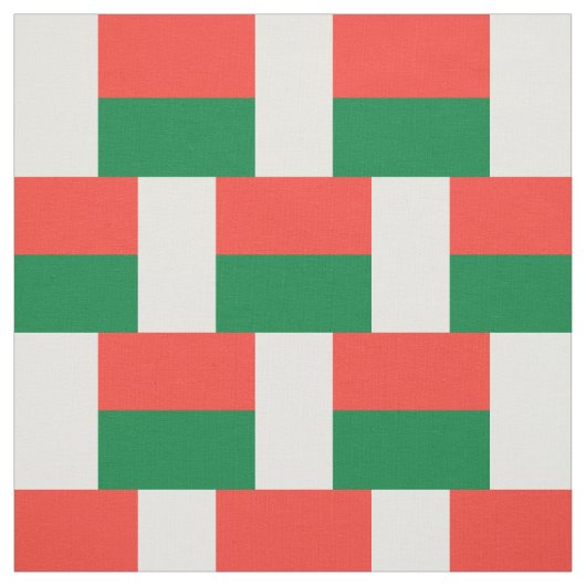 Madagaskar-Flagge Stoff (Muster)