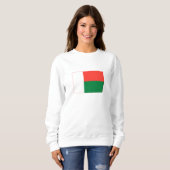 Madagaskar-Flagge Sweatshirt (Vorne ganz)