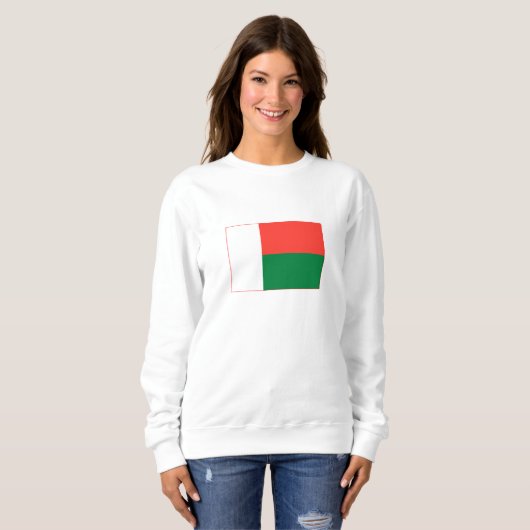 Madagaskar-Flagge Sweatshirt (Vorne ganz)