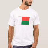 Madagaskar-Flagge T-Shirt (Vorderseite)