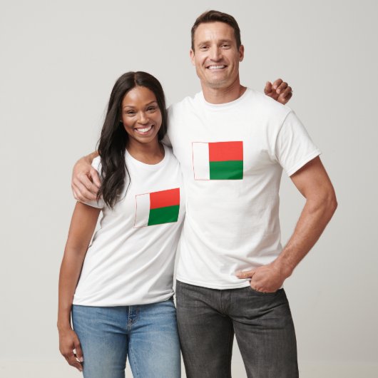 Madagaskar-Flagge T-Shirt (Unisex)
