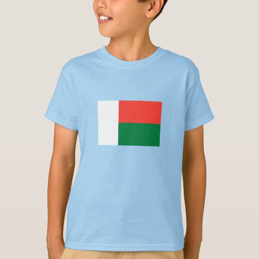 Madagaskar-Flagge T-Shirt (Vorderseite)