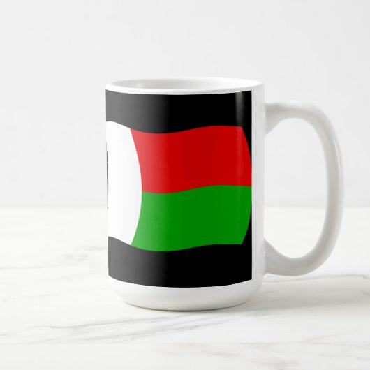 Madagaskar Flagge Tasse (Rechts)