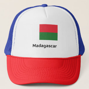 Madagaskar-Flagge Truckerkappe