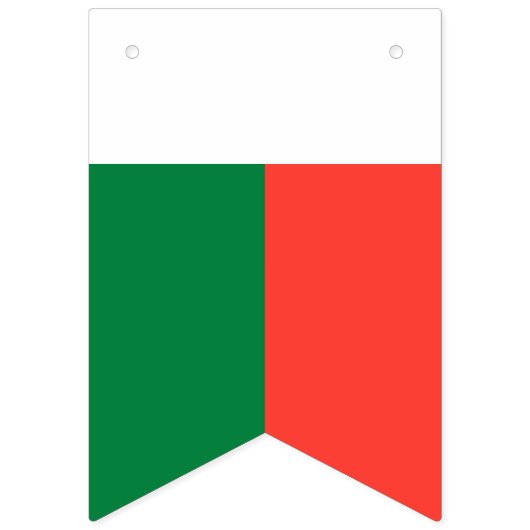 Madagaskar-Flagge Wimpelkette (Dritte Fahne)