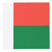 Madagaskar-Flagge Würfel (Rechts)