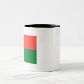 Madagaskar-Flagge Zweifarbige Tasse (Mittel)
