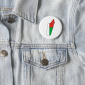 Madagaskar-Flaggen-Karte Größengleich Button (Beispiel)