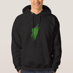 Madagaskar Fußballplatz Hoodie