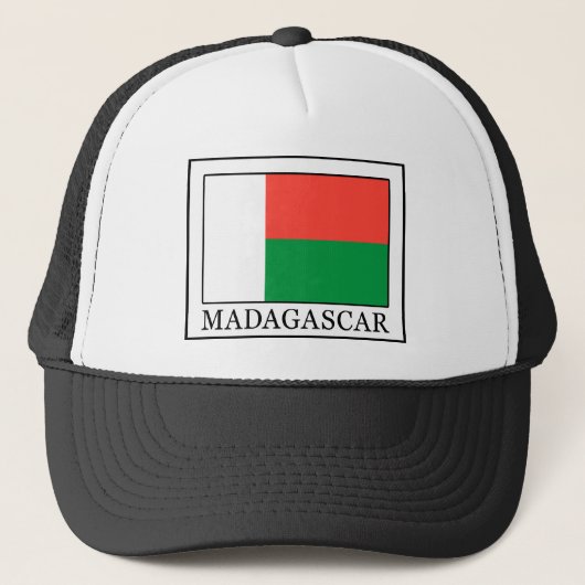 Madagaskar-Hut Truckerkappe (Vorderseite)