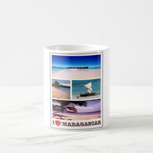 Madagaskar - I Liebe - Kaffeetasse (Mittel)