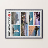 Madagaskar - I Liebe - Puzzle (Horizontal)