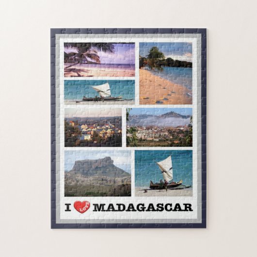 Madagaskar - I Liebe - Puzzle (Vertikal)
