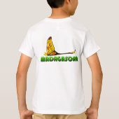 Madagaskar-Ikone Comet Moth, Reise T-Shirt (Rückseite)