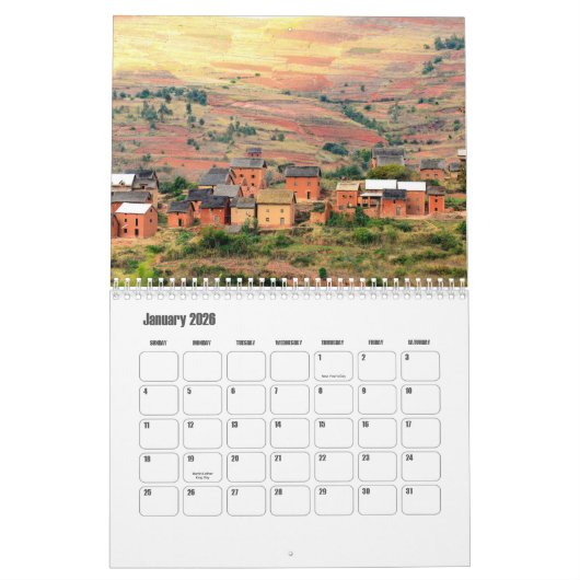 Madagaskar Kalender (Jan 2026)