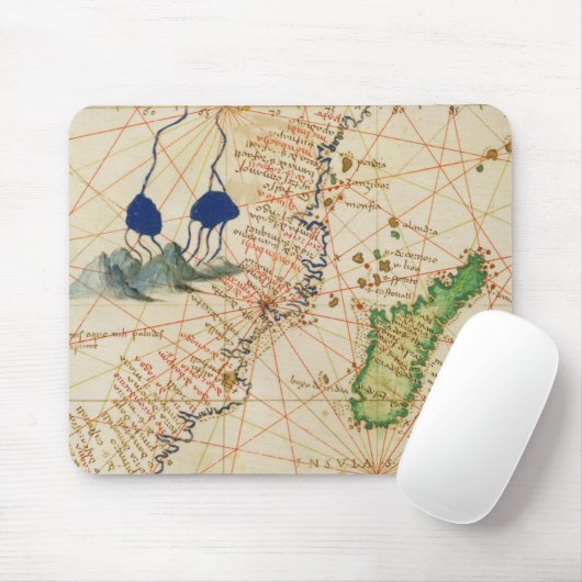 Madagaskar-Karte Mousepad (Mit Mouse)