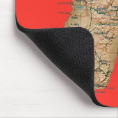 Madagaskar-Karte Mousepad (Ecke)