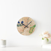 Madagaskar-Karte Runde Wanduhr (Zuhause)