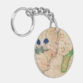 Madagaskar-Karte Schlüsselanhänger (Vorderseite links)