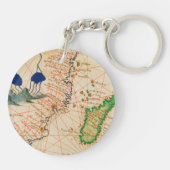 Madagaskar-Karte Schlüsselanhänger (Rückseite)