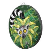 Madagaskar-Lemuren im Exotischen Dschungel Dartscheibe (Vorderseite rechts)