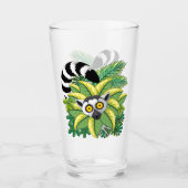 Madagaskar-Lemuren im Exotischen Dschungel Glas (Vorderseite)