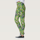 Madagaskar-Lemuren im Exotischen Dschungel Leggings (Links)