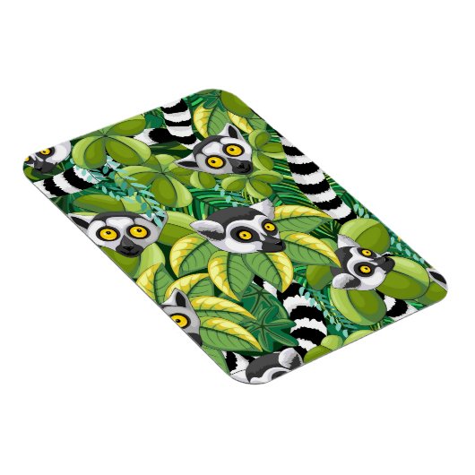 Madagaskar-Lemuren im Exotischen Dschungel Magnet (Rechte Seite)