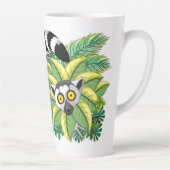 Madagaskar-Lemuren im Exotischen Dschungel Milchtasse (Rechts)