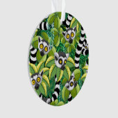 Madagaskar-Lemuren im Exotischen Dschungel Ornament (Vorderseite)