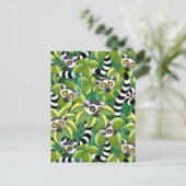 Madagaskar-Lemuren im Exotischen Dschungel Postkarte (Stehend Vorderseite)