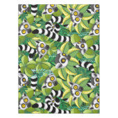 Madagaskar-Lemuren im Exotischen Dschungel Tischdecke (Vorderseite)