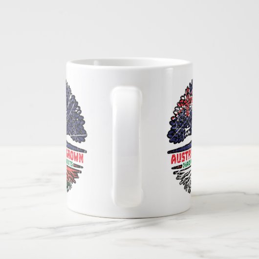 Madagaskar Madagaskar Australischer Baumbestand Jumbo-Tasse (Rückseite)
