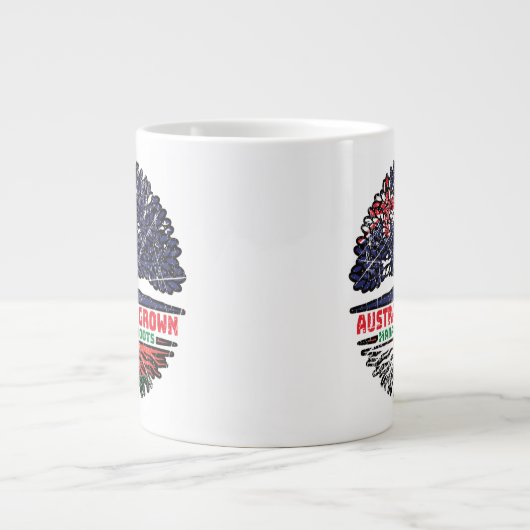 Madagaskar Madagaskar Australischer Baumbestand Jumbo-Tasse (Vorderseite)