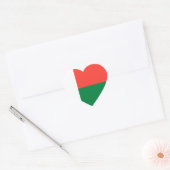 Madagaskar - Madagaskar Herz-Aufkleber (Umschlag)