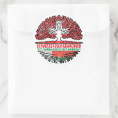 Madagaskar Madagassisch Schweizer Schweiz Baum Runder Aufkleber (Tasche)