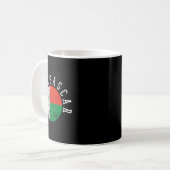 Madagaskar-Malagasy-Flagge Kaffeetasse (Vorderseite Links)