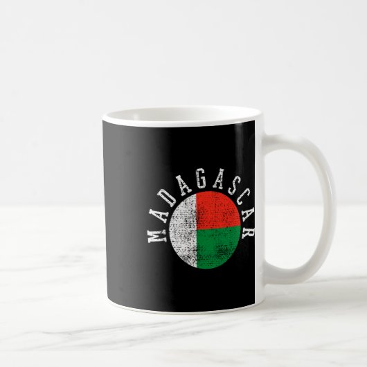 Madagaskar-Malagasy-Flagge Kaffeetasse (Rechts)