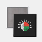 Madagaskar-Malagasy-Flagge Magnet (Vorderseite/Rückseite)