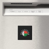 Madagaskar-Malagasy-Flagge Magnet (In Situ (Geschirrspüler))