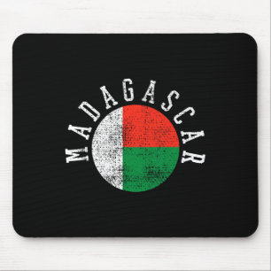 Madagaskar-Malagasy-Flagge Mousepad