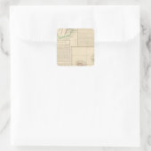 Madagaskar, Mauritius 57 Quadratischer Aufkleber (Tasche)