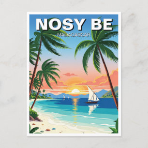 Madagaskar Nosy Be Travel Postkarte